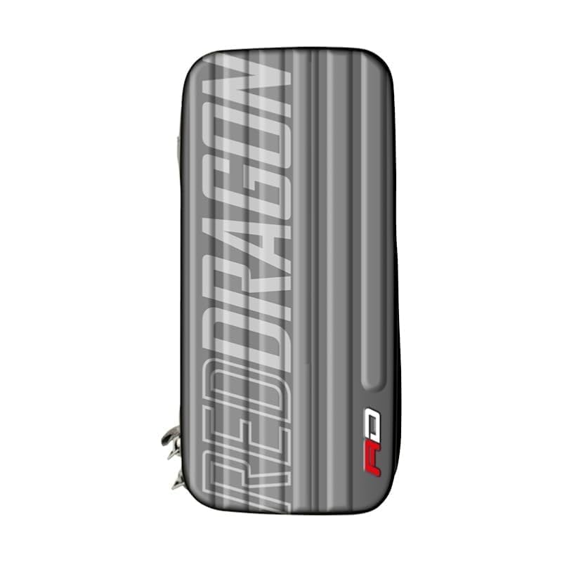 RED DRAGON Monza Grey Darts Case | Premium Hard Dart Case | Holds 1 Set of Assembled Darts and Accessories — image 1