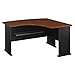 Bush Business Furniture Series A Collection 60W x44D Right Hand L-Bow Desk in Hansen Cherry