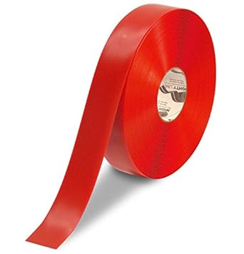 Mighty Line Floor Tape 2 Inch Red 100 Roll Amazon Com