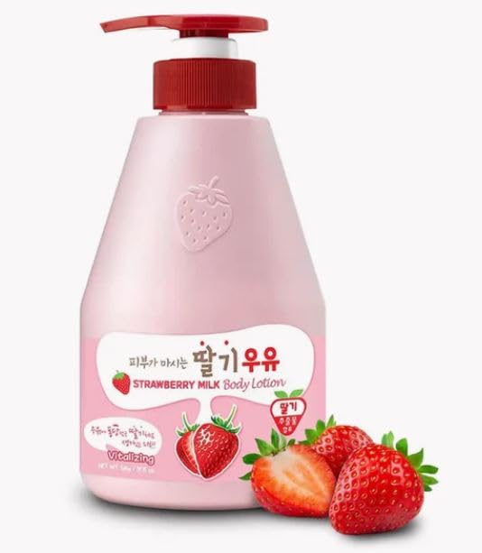 KWAILNARA Strawberry Milk Vitalizing Body Lotion - Long Lasting Hydration 560 g — image 1