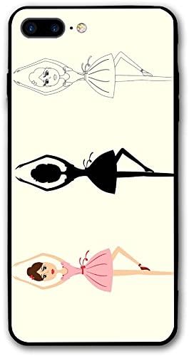 Happy Index Balle Girl iPhone 7 Plus Case/iPhone 8 Plus Case Soft TPU Shell Shock-Absorption Bumper Anti-Scratch Case Enhanced Grip Protective Defender Cover