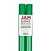 JAM Paper Gift Wrap - Glossy Wrapping Paper - 50 Sq Ft Total (30 in x 10 Ft Each) - Green - 2 Rolls/Pack