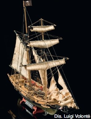 Mamoli - Modello kit barca BLACKBEARD Wooden ship model kit scala - DUS_MV82