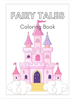 Livro contos de fadas: Livro para colorir