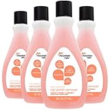 Mountain Falls Professional Non-Acetone Nail Polish Remover with Vitamin E &amp; Panthenol, Paraben-free, Salon Formula, Compare to Cutex, 6 Fluid Ounce (Pack of 4)