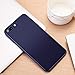 iPhone 8 Plus Case, iPhone 7 Plus Case, HUMIXX Thin Sleek Fully Protective (Naked Phone Texture) Matt Finish Hard Case Cover for iPhone 7 Plus/iPhone 8 Plus[Skin Series] (Dark Blue)