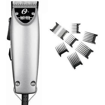 oster feed fast clipper adjustable limited silver hair 8pc combs edition pro