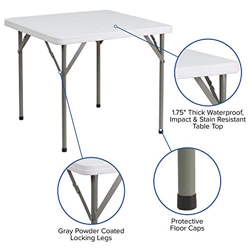 Flash Furniture Square Folding Table - Image 4