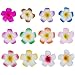 Mudder 24 Pieces Hawaiian Plumeria Flower Hair Foam Hawaii Hair Clips (2.4 Inch)