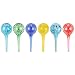 Miles Kimball Set of 6 Small Multicolored Glass Plant Watering Globes - Each Measures 6" L x 2.5" D primary