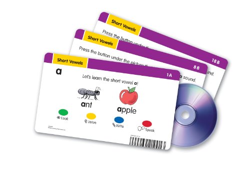 Learning Resources Radius CD Card Set: Short Vowels