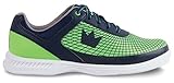 Brunswick Frenzy Mens Bowling Shoe Navy/Green, 8.5
