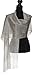 ShineGlitz Shawls and Wraps for Evening Dresses, Metallic Glitter Shawls for Women, Sparkling Wedding Metallic Silver Shawl Gift