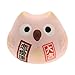 Kotobuki Fukuro Owl Charm Renai-un Collectible Figurine, Love, Pink