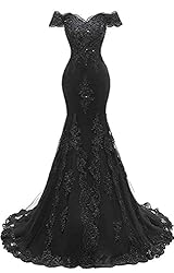 Off The Shoulder Mermaid Prom Dresses Long