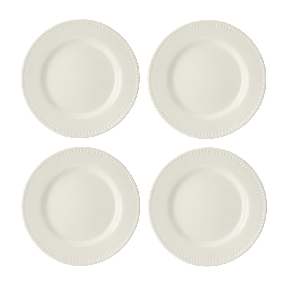 MIKASA Cranborne 4pc Stoneware Side Plate Set, 21cm, Gift Boxed