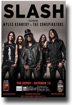 Slash Poster - Concert 11 X 17 World on Fire Tour W Myles Kennedy