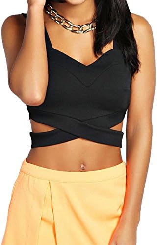 Zokeo Women Tops Cheap Women Strappy top Spaghetti Strap Halter Tops,2017 Tops Woman Vests