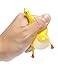 Yiwa Relieve Stress and Anxiety Attention Toy Vent Tricky Toy Gag Gift for Children and Adults Squeeze Chicken Laying Egg Keychain (3 PCS)