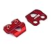 JFG RACING Red CNC Billet Aluminum Brake Line Hose Clamp Holder For For CR125 CR250R CRF250R CRF250X CRF450R CRF450X CRF250L