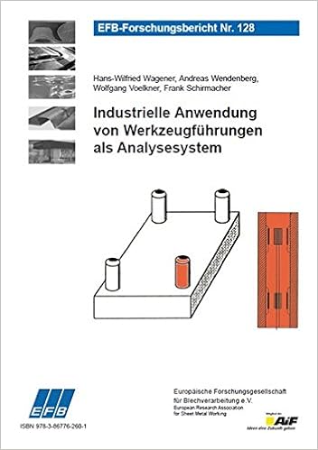 Industrielle Anwendung Von Werkzeugfuhrungen Als Analysesystem Efb