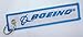Boeing Pilot Aviation Key Chain - Boeing Aircraft - Woven Key Tag - Aircraft Airplane Boeing