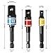 HYLONG Impact Adapter and Reducer Set Extension Set Turns Power Drill Into High Speed Nut Driver. 1/4