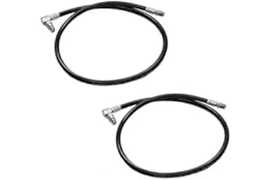 Professional Parts Warehouse Aftermarket (2) Meyer 1/4" x 45" w/Swivels Angling Hydraulic Hoses 21856