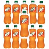Crush Orange 20 oz Soda Bottles (Pack of 12, Total of 240 FL OZ)