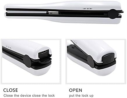 XMDNYE Professional Curler Iron/Hair Straightener 2 In 1 Mini Ceramic Battery Portable Hair Styling Tools For Travel