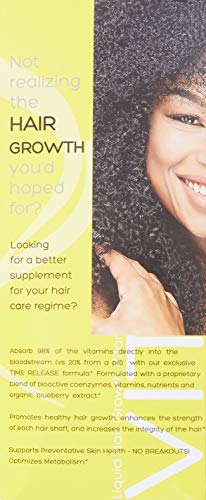CURLS BLUEBERRY BLISS BLISSFUL LENGTHS LIQUID HAIR GROWTH VITAMIN – GROW, STRENGTHEN AND MAINTAIN HEALTHY HAIR, NAILS & SKIN – WAVY, CURLY, AND COILY HAIR-8OZ