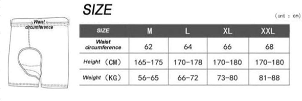 Weimostar Men's Cycling Underwear Gel Padded Shorts MTB Biking Half Pants Breathable: Clothing