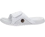 Nike Jordan Mens Jordan Hydro XIII Retro White/Metallic Silver Sandal 9 Men US