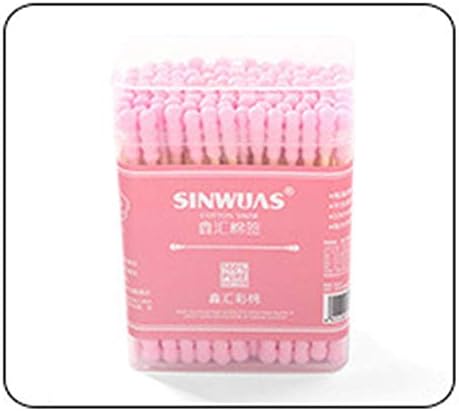 Cotton Buds with Wooden Handles for Makeup Clean Care,100 per Pack