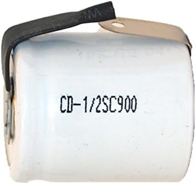 500 Pcs 1/2 Sub-C 900 Mah Nicd Batteries With Tabs