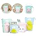 Eselltotal Stand up Pencil Holder Telescopic Pencil Case Transformer Pen Box,PU Cartoon Cute Cat Telescopic Pencil Pouch Bag Stationery Pen Case