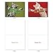 The Best Card Company, Cat Big Thanks - 10 Funny Thank You Cards (4 x 5.12 Inch) - Assorted Cats, Bulk Boxed Set M2368TYG