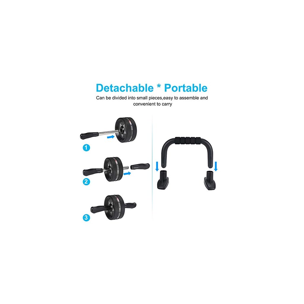 EnterSports Ab Rollers Wheel Kit, Exercise Wheel Core Strength Training