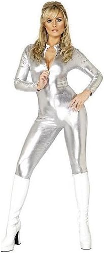 Silver Leather Jumpsuit