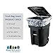 Plasticplace 95-96 Gallon Garbage Can Liners │ 2 Mil │ Clear Heavy Duty Trash Bags │ 61” x 68” (50 Count) (W95LDC)