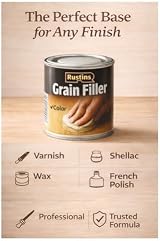 RUSTINS Grain Filler 230g Natural Wood Furniture Restoration Smooth Finish view 6