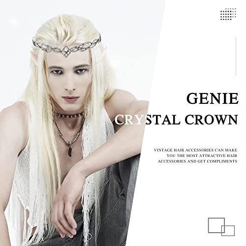 Spirit King Crown Male Boys Prom Birthday Cosplay Party Decor, Fairy Queen Headband Women Tiara, Unisex Gifts