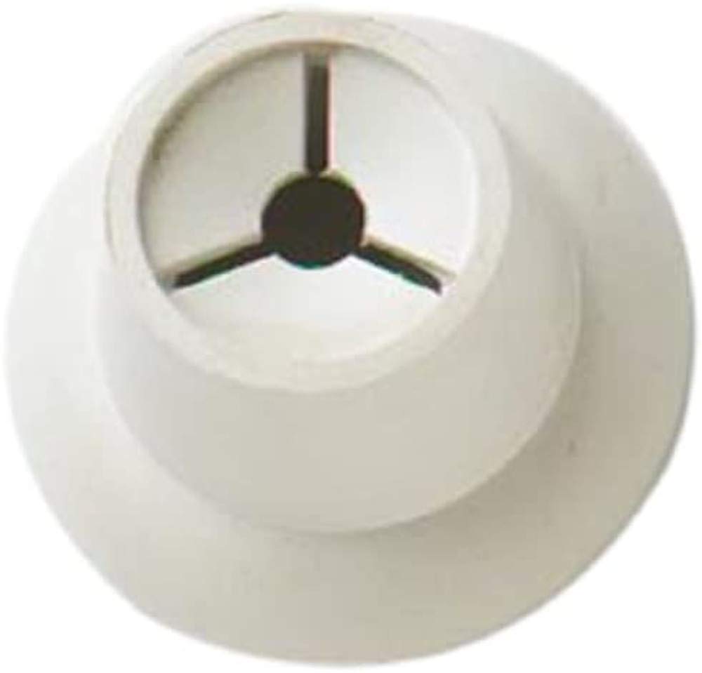 Merriway® BH01566 (2 Pcs) Single Soft Rubber Towel Cloth Holders, Suction Fit White - Pack of 2 Pieces