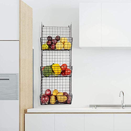 3 Tier Wall Vegetable Storage, Vegetable Rack Wall with SHOOKS Large