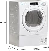 Candy CSOEC10TG 10kg Condenser Tumble Dryer WiFi Sensor Dry White view 9