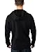 Woolx Men's Full Zip Merino Wool Hoodie  Wool Sweatshirt - Black - LRG