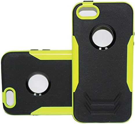 Iron Man Rugged Rubber Hybrid Case for I Phone 6 (Black/Lime Green)