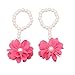 Elesa Miracle Baby Girl Pearl Chiffon Barefoot Flower Sandals Value Set of 4, in Gift Box (Set A)