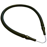 9/16in(14mm) Speargun Band with Stainless Steel V Wishbone and Black or Amber Primeline Rubber (Select Length and Color)