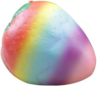 ODGear Cute Anti-stress Squishies Toys Slow Rising Decompression Squeeze Toy TY14 (Colorful Strawberry)